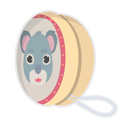 Yoyo flat icon,linear,outline,graphic,illustration