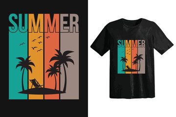 Summer T-Shirt Design.