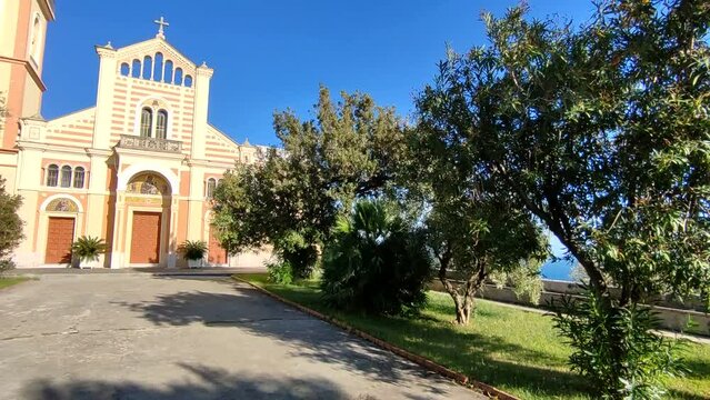 Conca dei Marini - Panoramica dal sagrato della Chiesa di San Pancrazio
