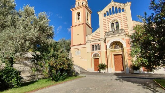 Conca dei Marini - Panoramica della costiera dal sagrato della Chiesa di San Pancrazio