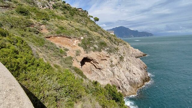Conca dei Marini - Panoramica di Capo di Conca dal sentiero di accesso alla torre