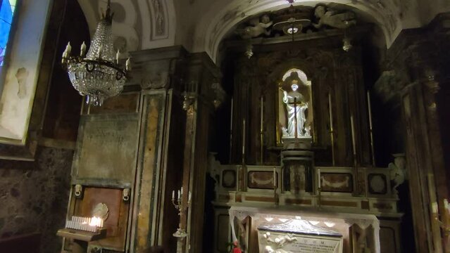 Minori - Panoramica della cripta della Chiesa di Santa Trofimena