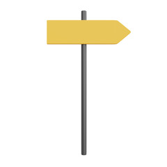 3D rendering illustration of signpost.