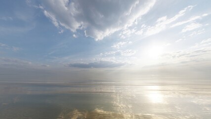 beautiful sea and sky