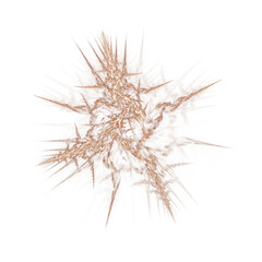 Obraz premium brown star abstract