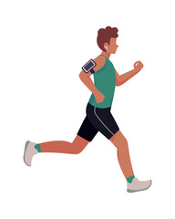 Obraz premium runner sport man