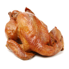 Roast Chicken on white background