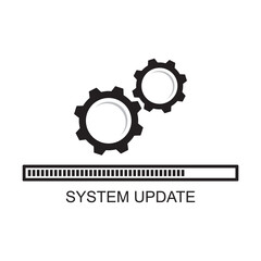 system update icon , upgrade icon