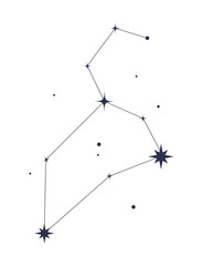 leo constellation astrological © Stockgiu