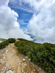 唐松岳　登山道