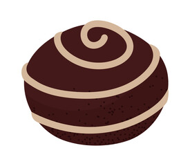 dessert chocolate bun