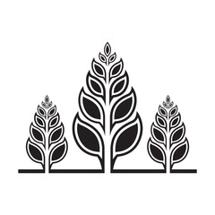 Wheat logo template vector icon