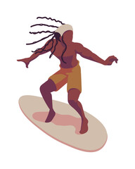 man on surfboard