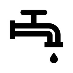 Faucet Flat Vector Icon