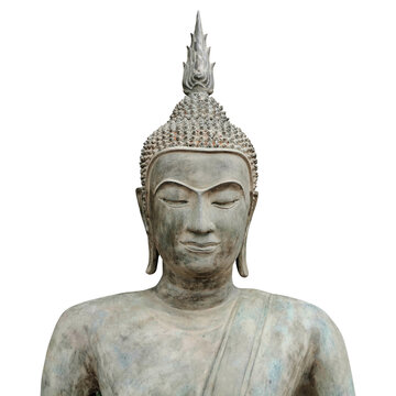Stone statue of Buddha png file