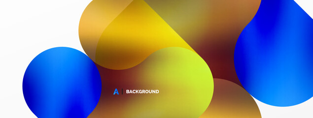 Round shapes and circle geometric abstract background. Vector Illustration For Wallpaper, Banner, Background, Card, Book Illustration, landing page
