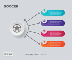 Soccer Infographic Element