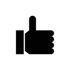 Thumbs up vector icon symbol design