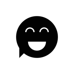 Smiley vector icon symbol design