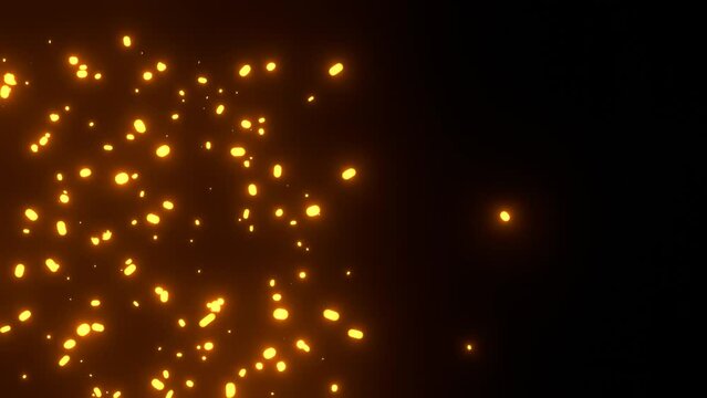 ,Glowing Glitter Explosion Funken Sterne orange feuer
