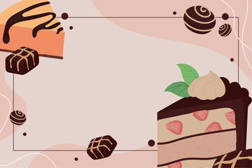 dessert chocolate cakes