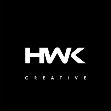 HWK Letter Initial Logo Design Template Vector Illustration