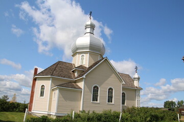 church in the village, Ukrainian Cultural Heritage Village, Alberta