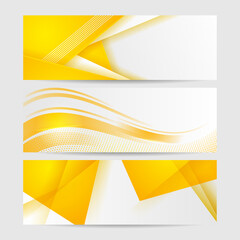 Abstract orange yellow white geometric shapes vector technology background, for design brochure, website, flyer. Geometric orange yellow white geometric shapes wallpaper for poster, landing page