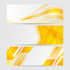 Abstract orange yellow white geometric shapes geometric light triangle line shape with futuristic concept presentation background