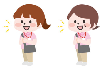 訪問看護の女性スタッフたち