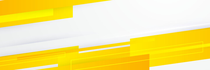 orange yellow white geometric shapes abstract modern technology background design. Vector abstract graphic presentation design banner pattern background web template.