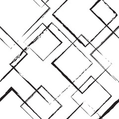 seamless pattern with abstract geometric shapes