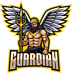 Guardian angel mascot