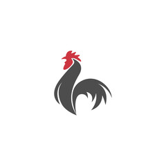 Rooster logo icon design