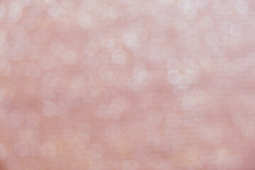 Pink bokeh circle abstract shining background. Blurred glittering wallpaper