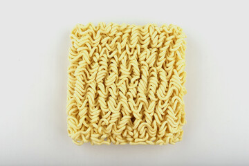 noodles on a white background