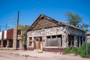 Fotobehang abandoned house at route 66 © Dirk