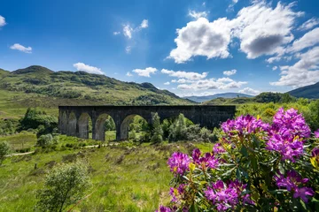 Papier Peint photo Viaduc de Glenfinnan Glenfinnan Railway Viaduct in Scotland