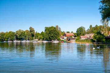 Obraz premium Lake Drawsko, West Pomeranian Voivodeship, Poland