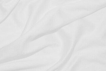 Obraz premium A clean white cloth with swaying streaks for the background.