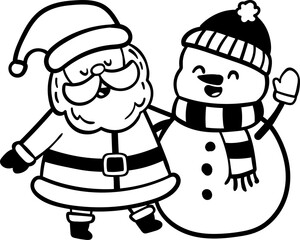 Santa Claus for Christmas and New Year