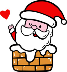 Santa Claus for Christmas and New Year