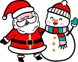 Santa Claus for Christmas and New Year