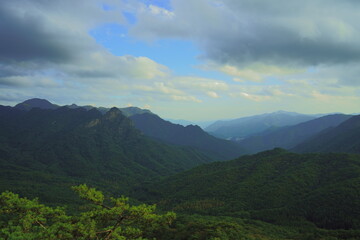 Juheulsan scenery in Mungyeong, South Korea
