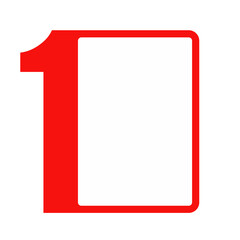 Empty label element with 10 number