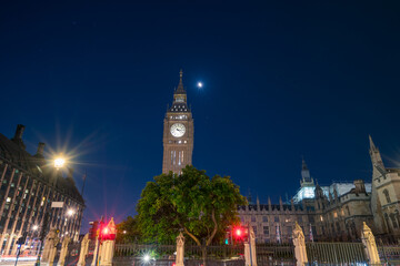 Fototapeta premium Big Ben at night in London. England 