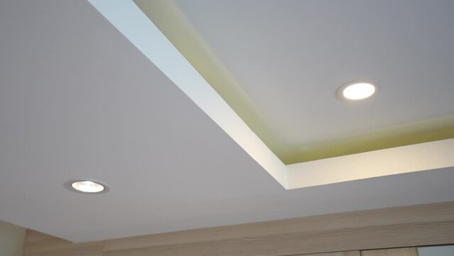 Modern Built-in Downlight on White Deiling