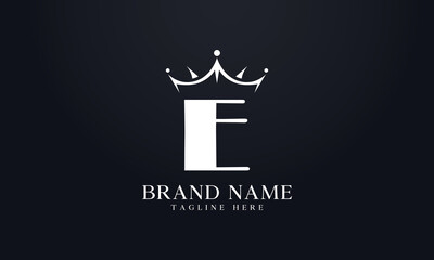 king crown logo vector and extra bold queen symbol