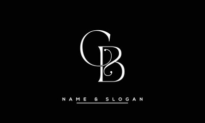 BC,  CB,  B,  C  Abstract  Letters  Logo  Monogram