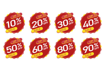 Sale red banner vector to black friday 